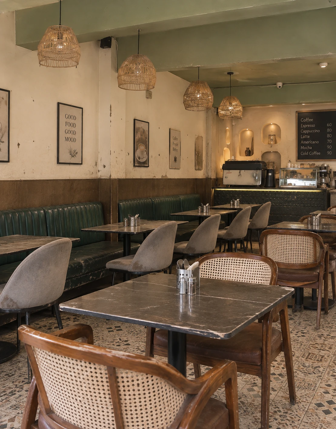 Café Interior before renovation